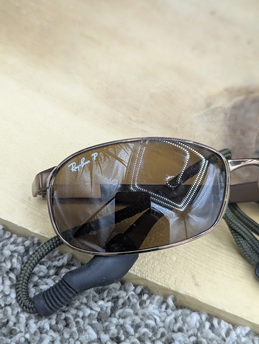 Ray Ban RB3254 014/5761 Pilot Sunglasses Brown /61mm Crystal Brown Polarized